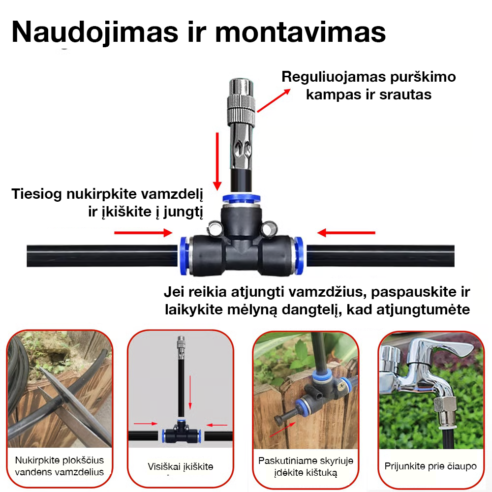 360° Automatinė Laistymo Sistema