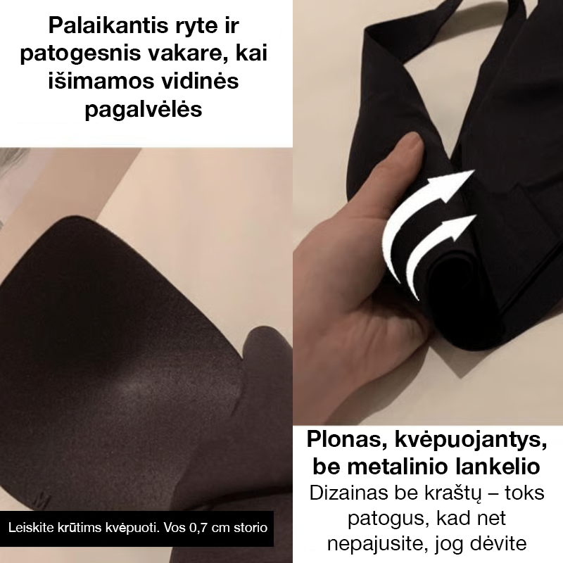 Komfortiška stangri liemenėlė