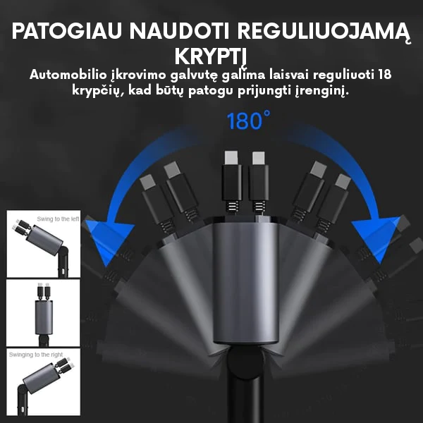 FastCharge™ automobilinis greitas įkroviklis