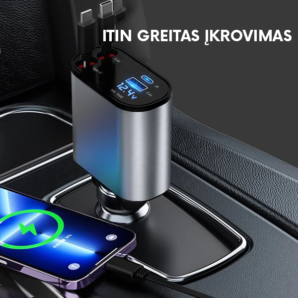 FastCharge™ automobilinis greitas įkroviklis