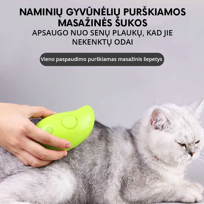 Spray™ augintinių plaukų šukos