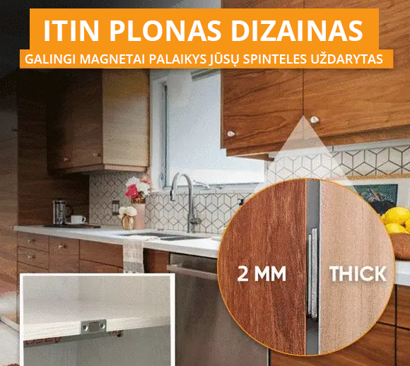 InvisibleMagnetic™ durų laikiklis