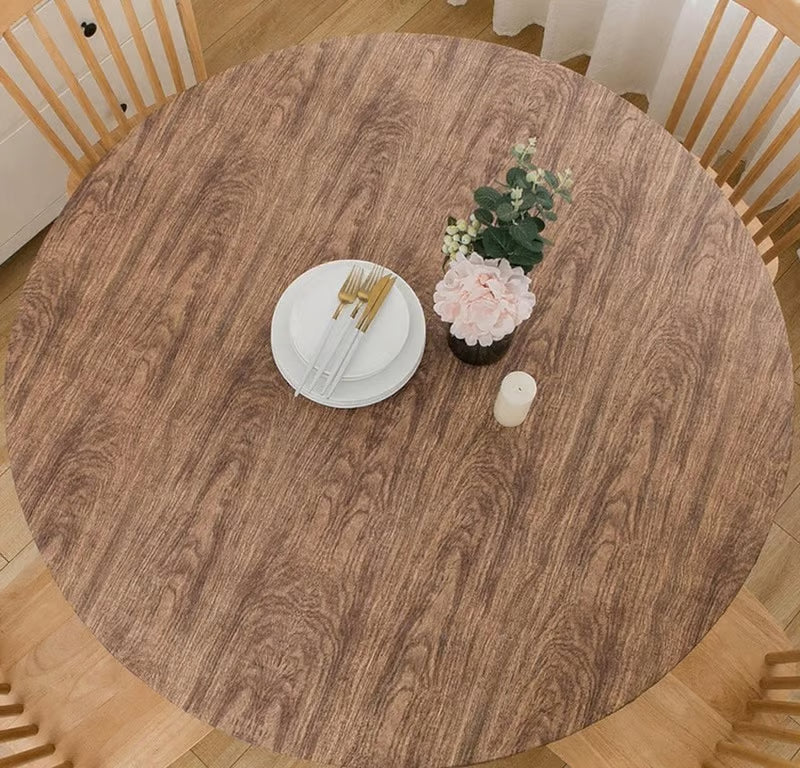 Prabangaus dizaino apvali staltiesė