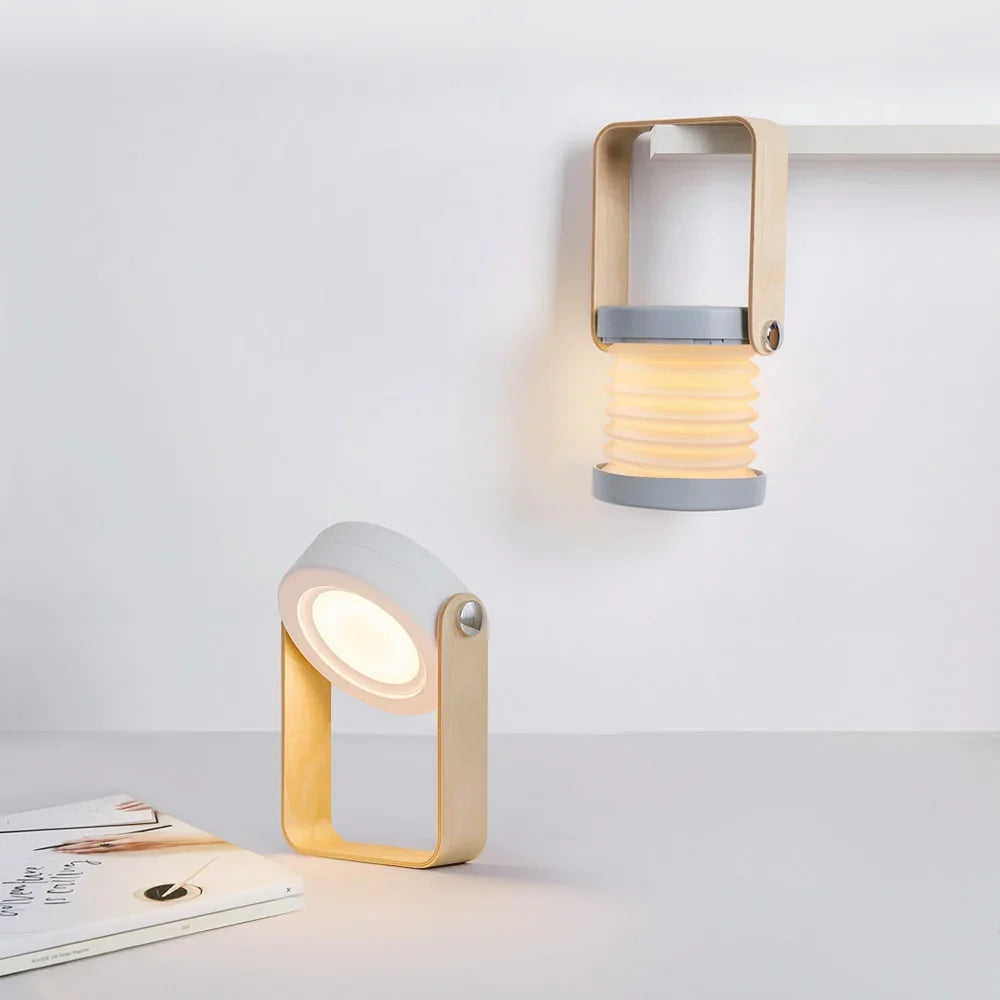 Sulankstoma LED skaitymo lempa