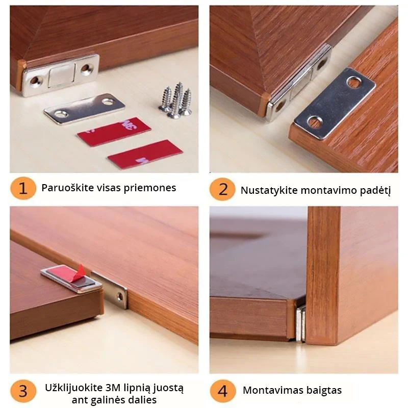 InvisibleMagnetic™ durų laikiklis