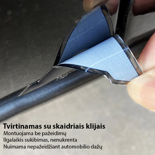 Universalus automobilių durų kampų lipdukai (4 vnt.)