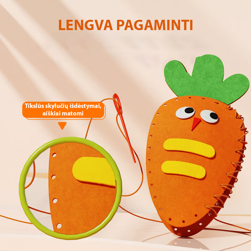 „Pasidaryk pats“ lėlyčių siuvimo rinkinys