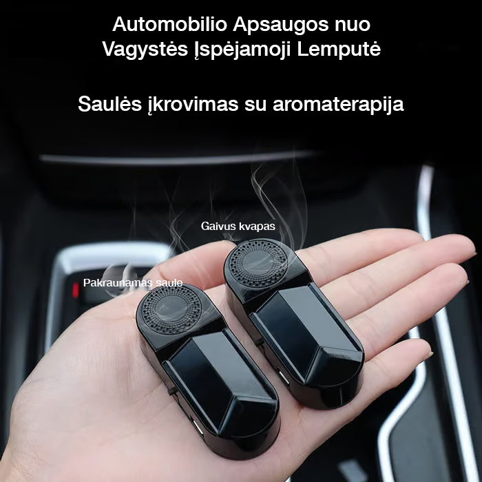 Automobilio saulės energijos apsaugos prietaisas