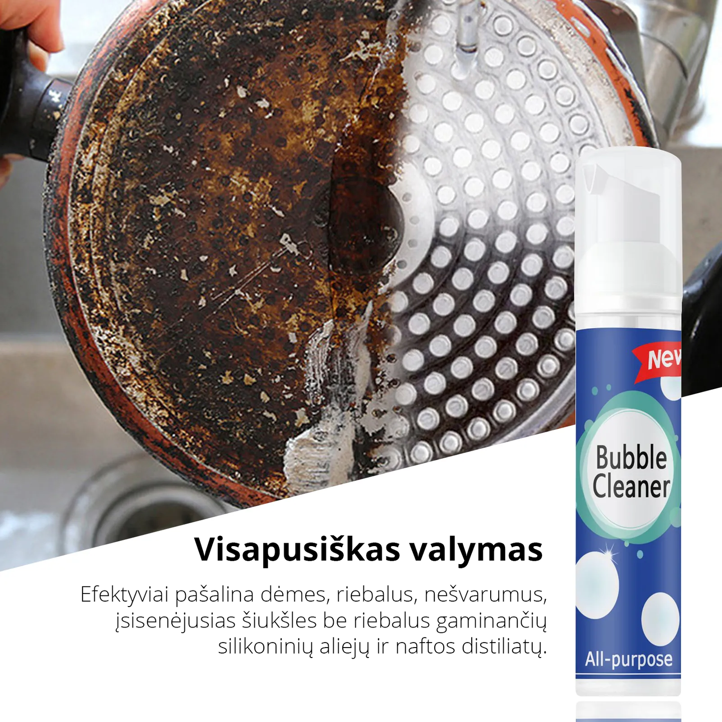 Valymo priemonė "Bubble Cleaner"