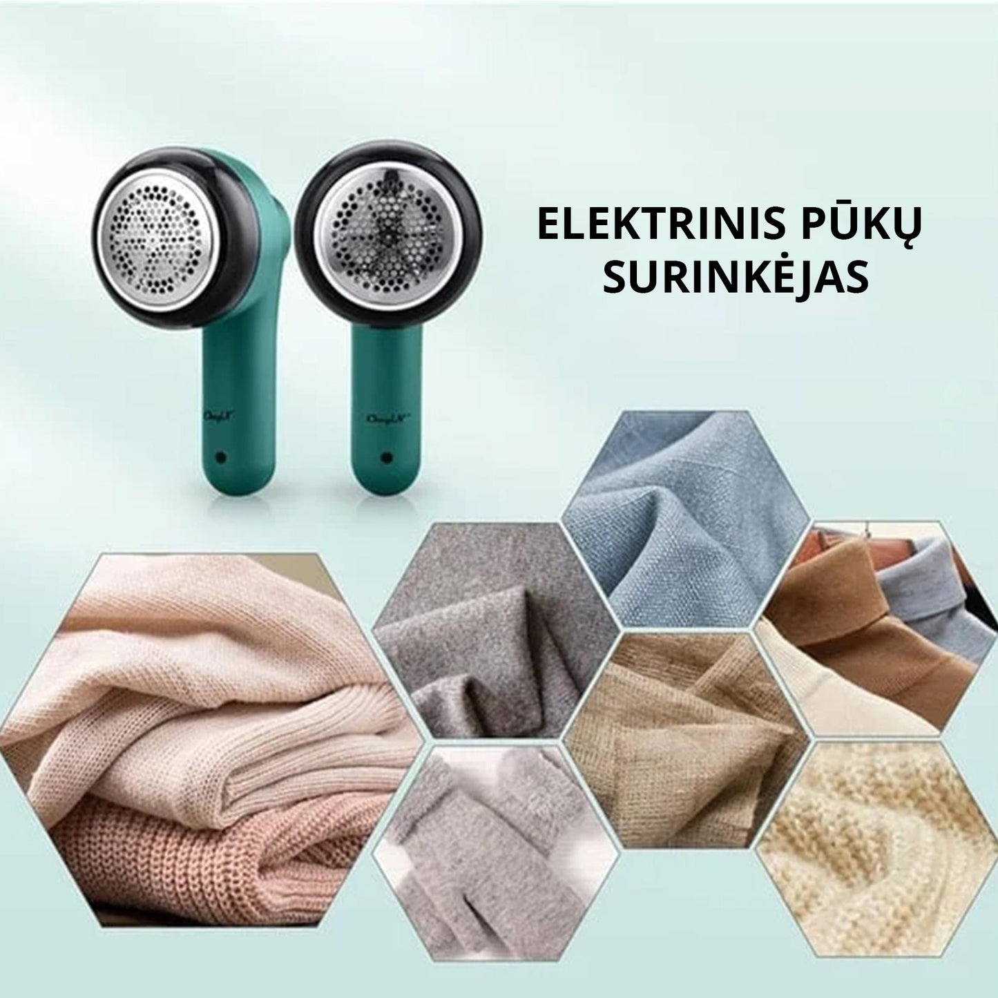 Elektrinis pūkų surinkėjas