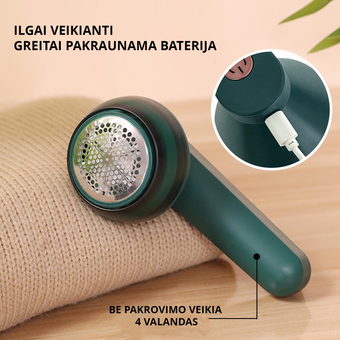Elektrinis pūkų surinkėjas