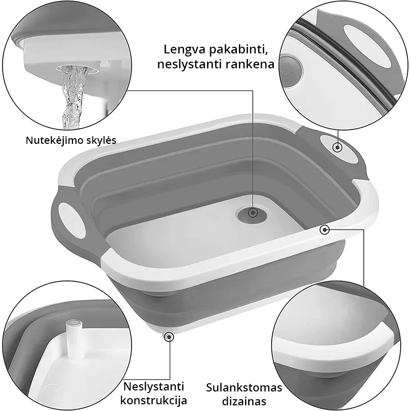 Daugiafunkcinė pjaustymo lenta