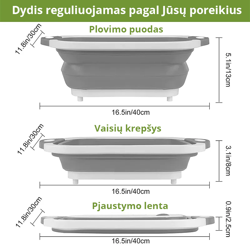 Daugiafunkcinė pjaustymo lenta