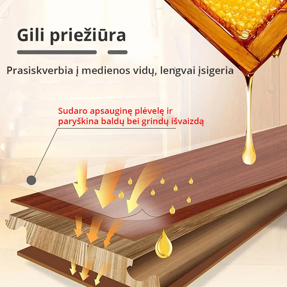 Baldų vaško purškiklis