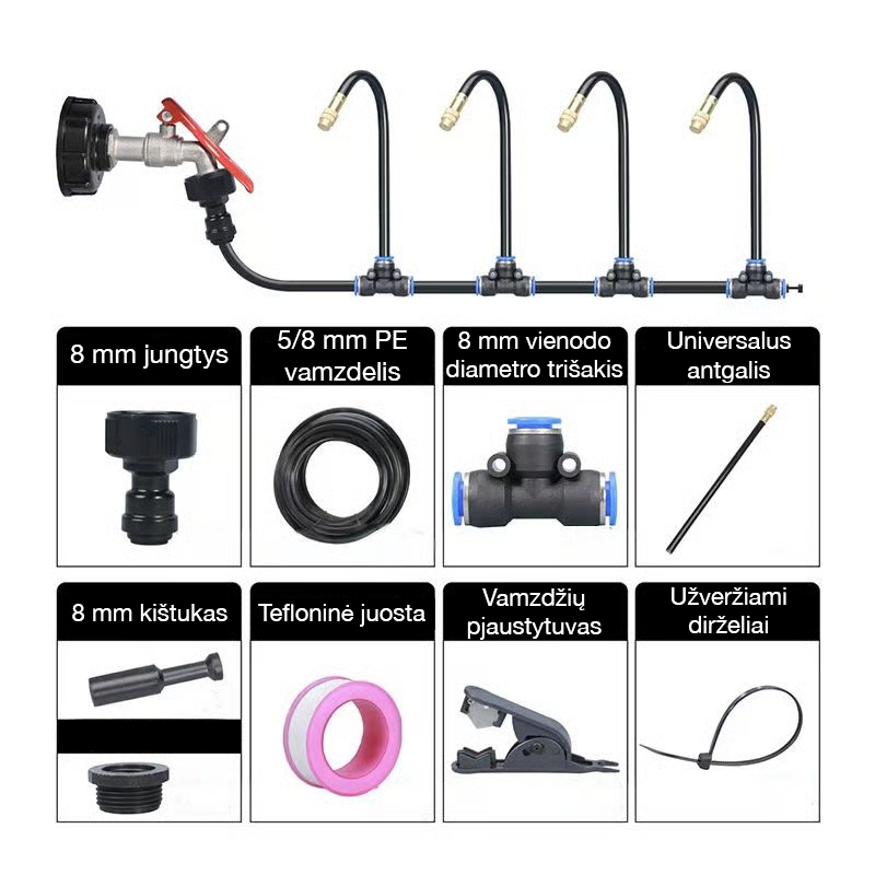 360° Automatinė Laistymo Sistema