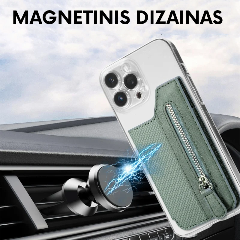Daugiafunkcinis telefono kortelių laikiklis