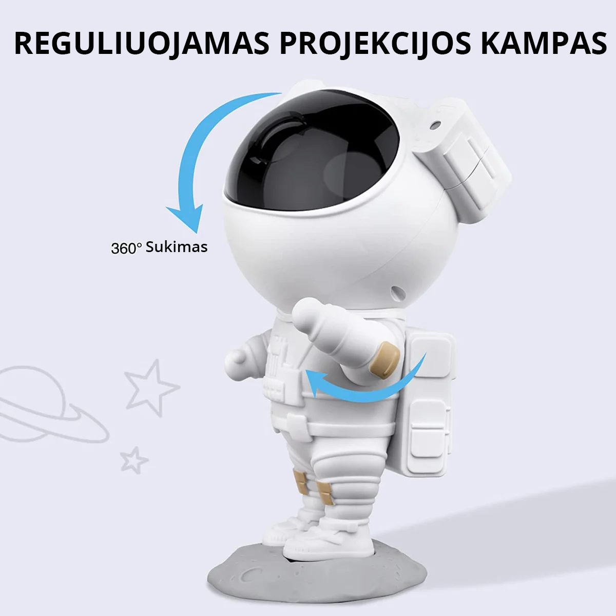 AstronautStar™ šviesos projektorius