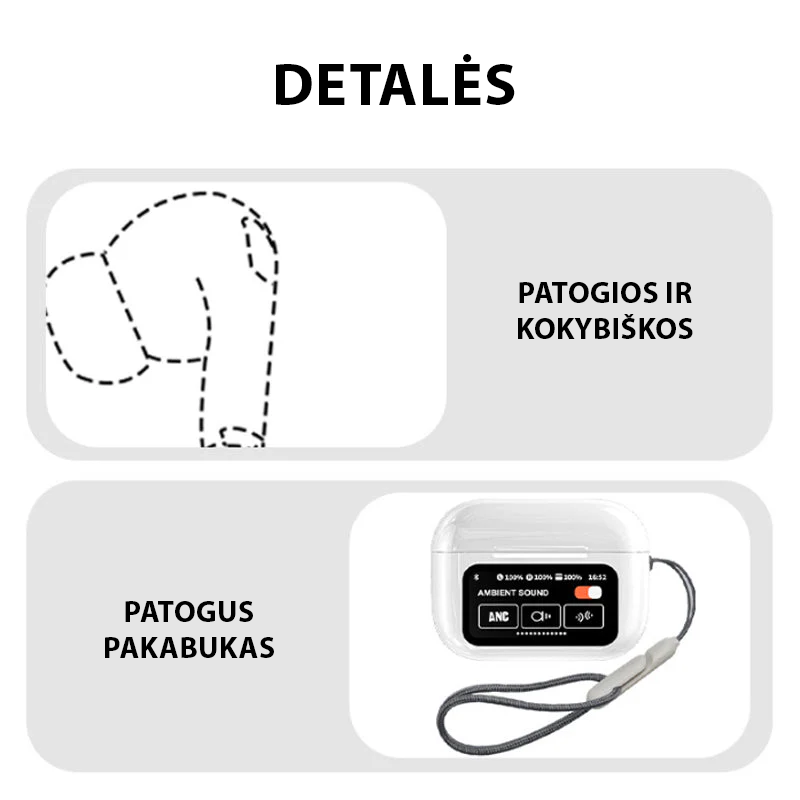 Triukšmą slopinančios "Bluetooth" ausinės