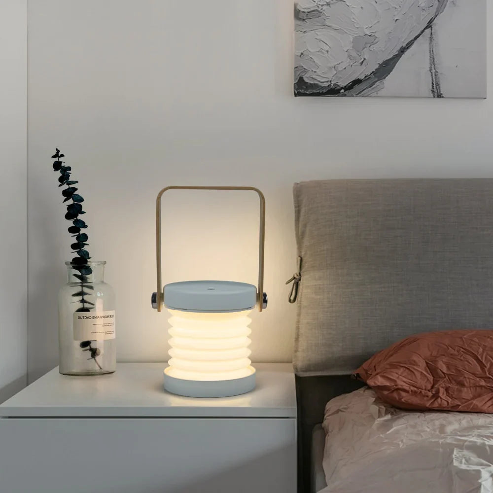Sulankstoma LED skaitymo lempa