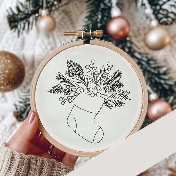 Kalėdinis siuvinėjimo rinkinys