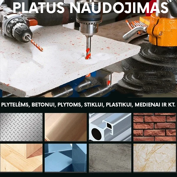 Ultimate™ gręžimo antgaliai/4 vnt