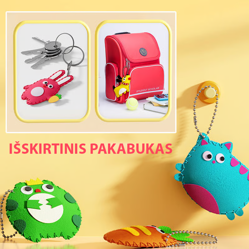 „Pasidaryk pats“ lėlyčių siuvimo rinkinys