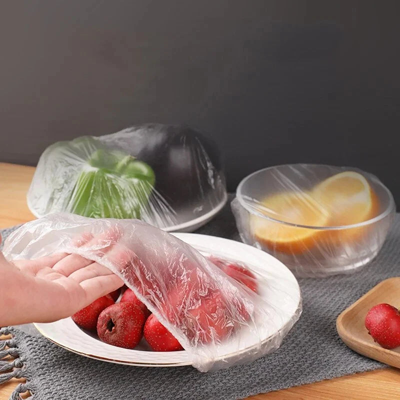 Plastikiniai įvyniojimo dangteliai / 100 vnt.
