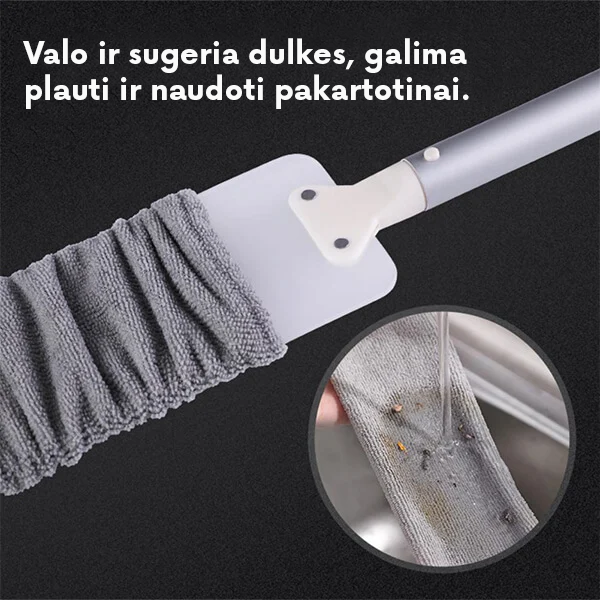 Dulkių valymo šluota