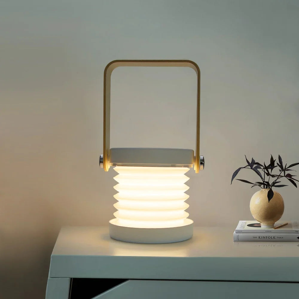 Sulankstoma LED skaitymo lempa