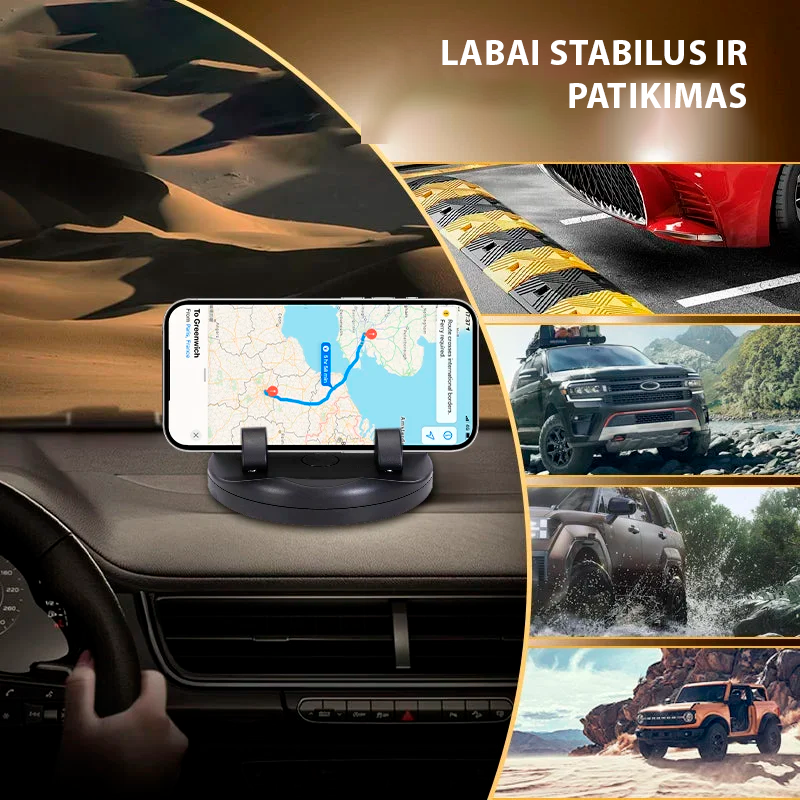 Stabilus telefono laikiklis automobiliui