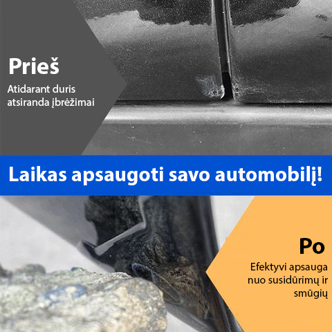 Universalus automobilių durų kampų lipdukai (4 vnt.)