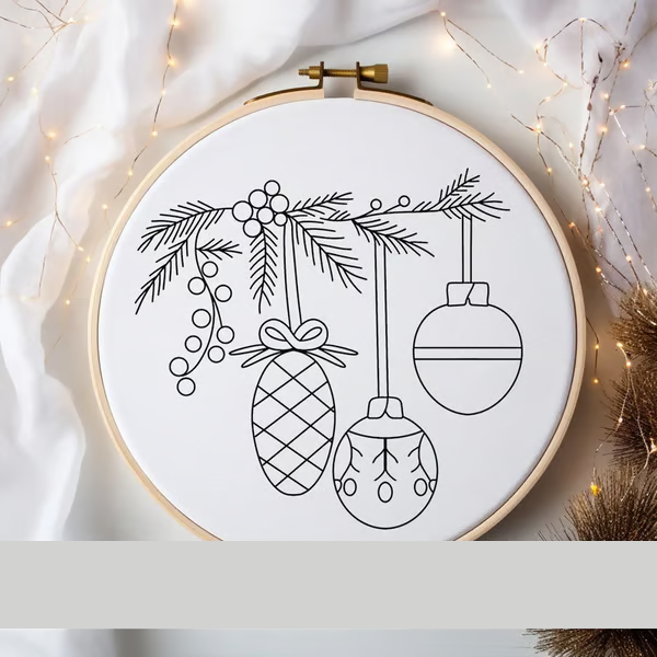 Kalėdinis siuvinėjimo rinkinys