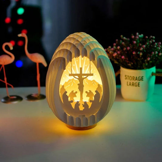 3D Kalėdinis stalo šviestuvas