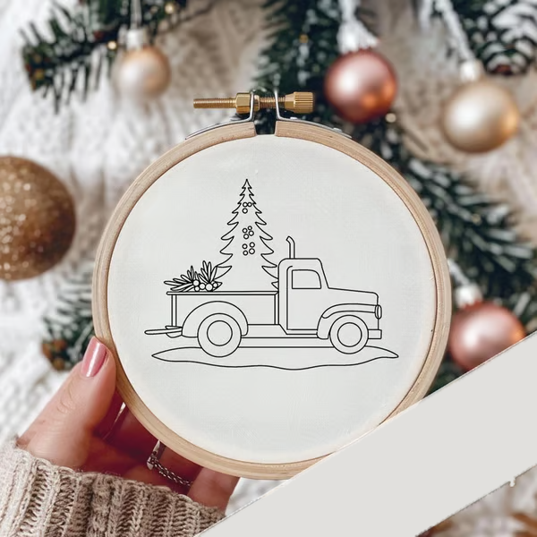 Kalėdinis siuvinėjimo rinkinys