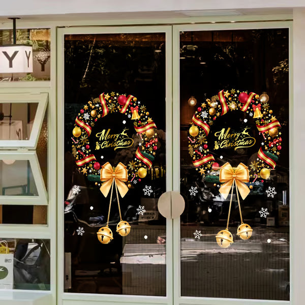 Kalėdiniai langų lipdukai