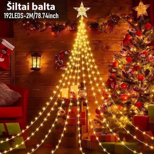 „Starlight Cascade“ girlianda