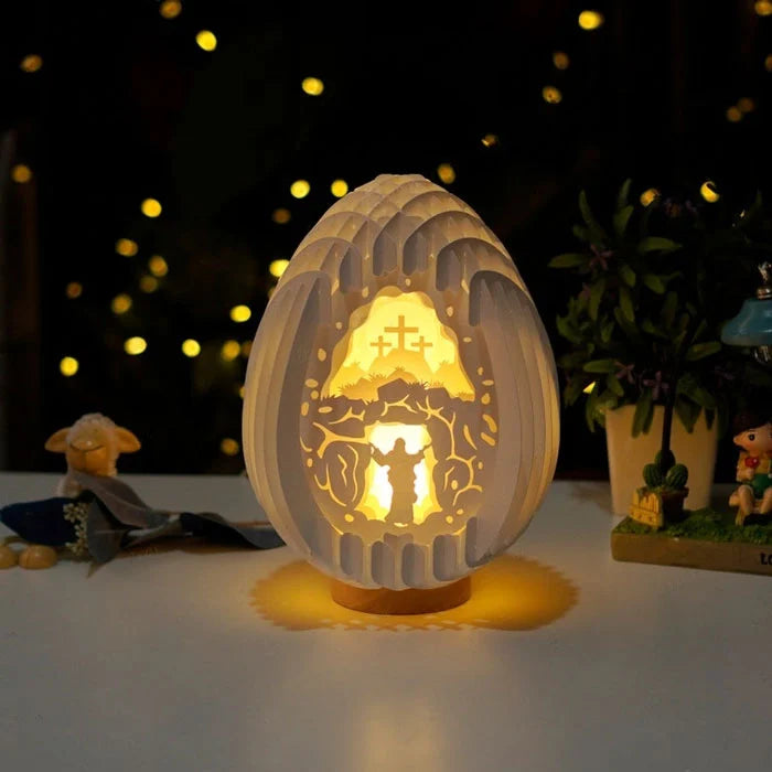 3D Kalėdinis stalo šviestuvas