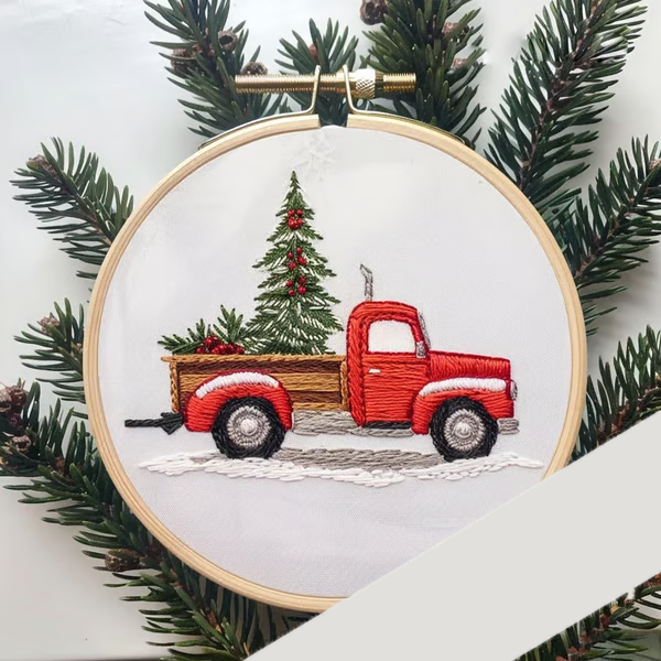 Kalėdinis siuvinėjimo rinkinys