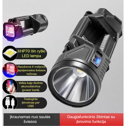 UltraBeam™ Įkraunamas LED prožektorius